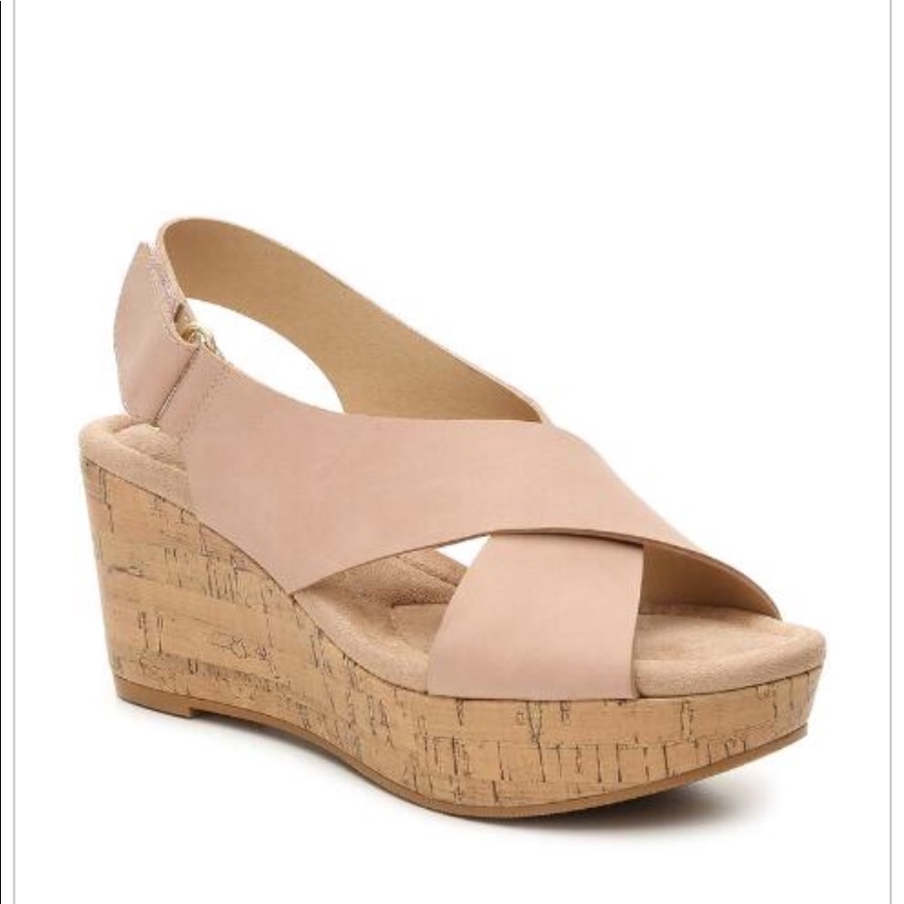 Cl by Laundry Dusty Pink Wedges